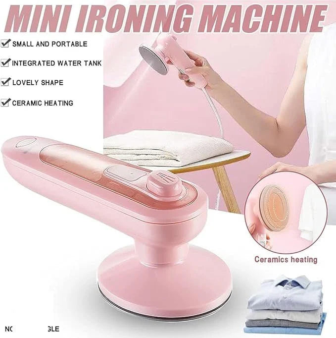 Portable Mini Ironing Machine – Compact, Fast & Perfect for On-the-Go Wrinkle Removal