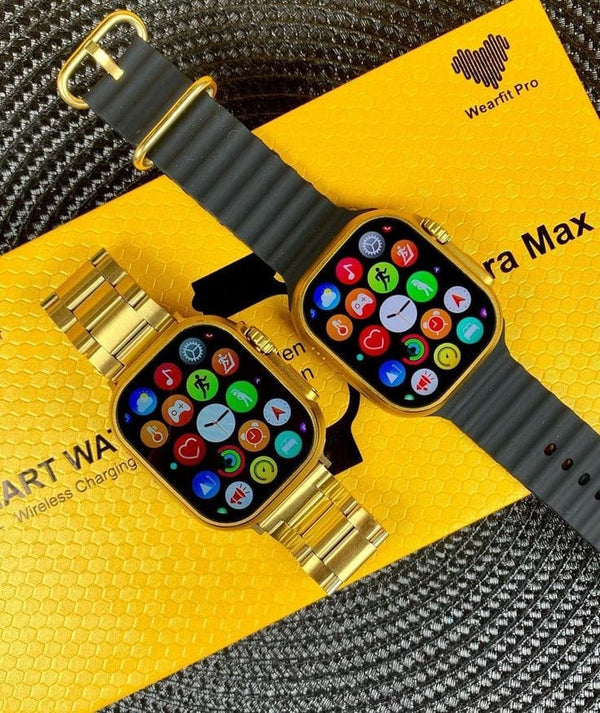 HK9 Ultra Gold Edition Smart Watch