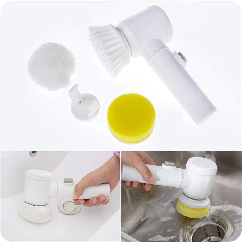 Cleaning Magic Electric Brush 5-in-1 – Multi-Functional Power Scrubber for Effortless Deep Cleaning