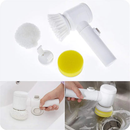 Cleaning Magic Electric Brush 5-in-1 – Multi-Functional Power Scrubber for Effortless Deep Cleaning