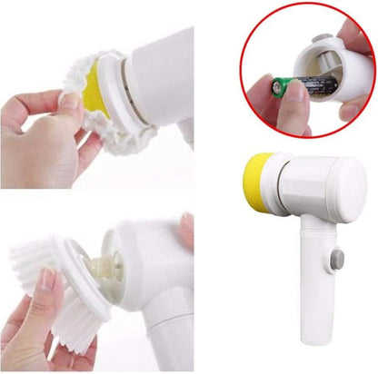 Cleaning Magic Electric Brush 5-in-1 – Multi-Functional Power Scrubber for Effortless Deep Cleaning